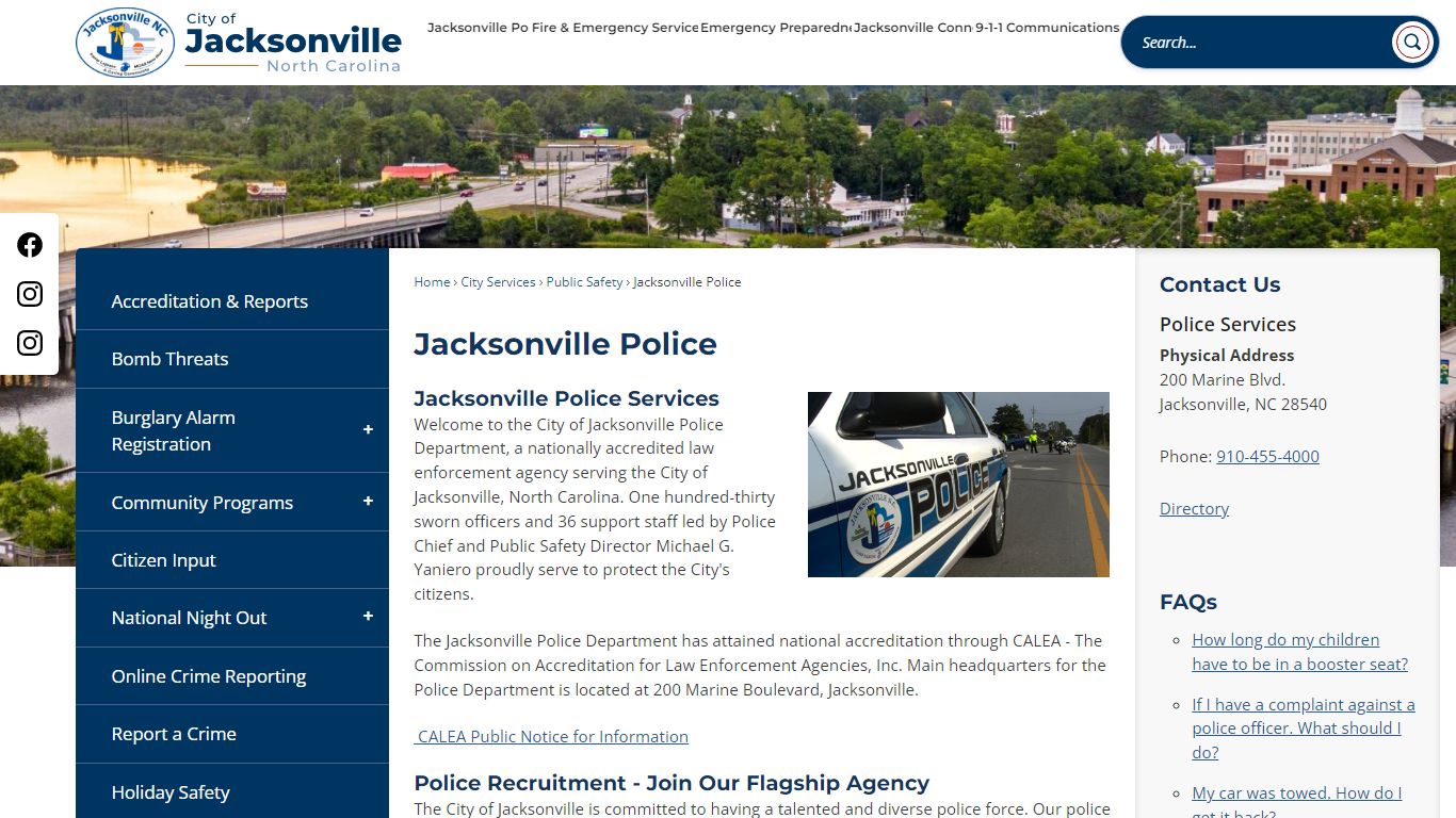 Jacksonville Police | Jacksonville, NC - Official Website